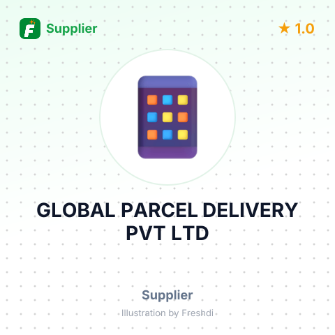 GLOBAL PARCEL DELIVERY PVT LTD – summary card, no photo uploaded yet