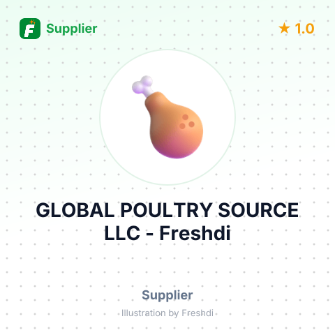 GLOBAL POULTRY SOURCE LLC – summary card, no photo uploaded yet