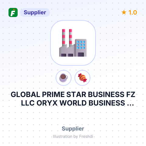 GLOBAL PRIME STAR BUSINESS FZ LLC ORYX WORLD BUSINESS CENTER EMPIRE HEIGHTS, – summary card, no photo uploaded yet