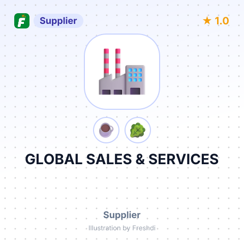GLOBAL SALES & SERVICES – summary card, no photo uploaded yet