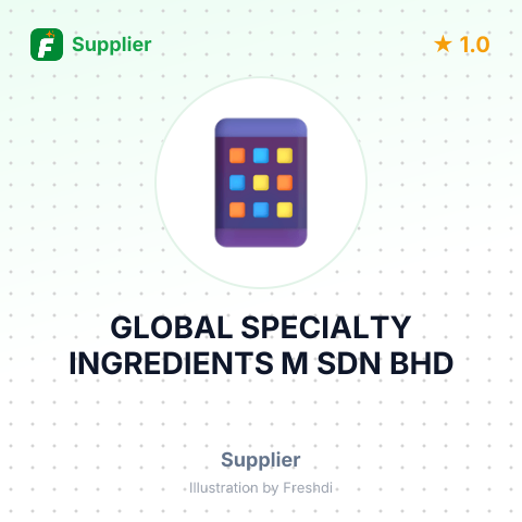 GLOBAL SPECIALTY INGREDIENTS M SDN BHD – summary card, no photo uploaded yet