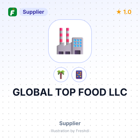 GLOBAL TOP FOOD LLC – summary card, no photo uploaded yet