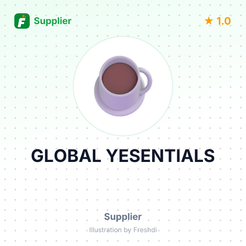 GLOBAL YESENTIALS – summary card, no photo uploaded yet