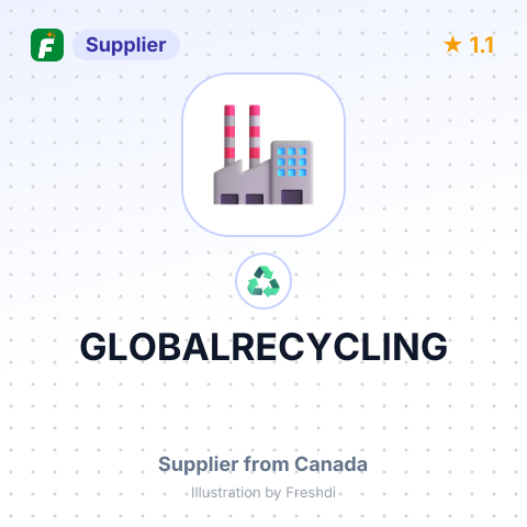 GLOBALRECYCLING – summary card, no photo uploaded yet
