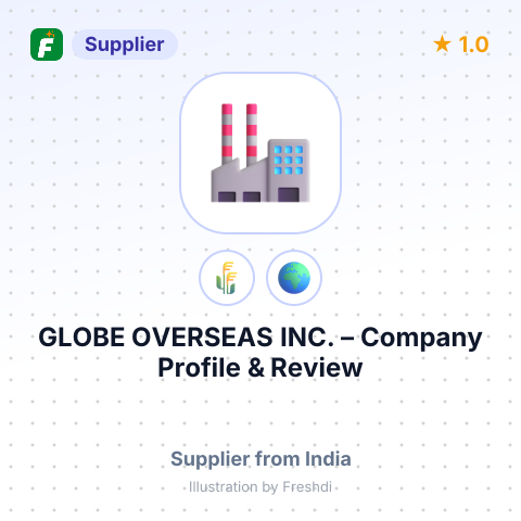 GLOBE OVERSEAS INC. – summary card, no photo uploaded yet