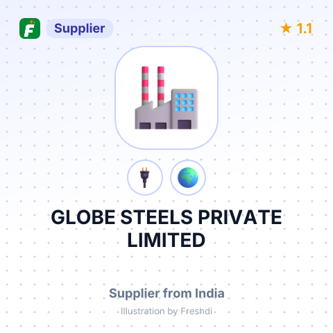 GLOBE STEELS PRIVATE LIMITED – summary card, no photo uploaded yet