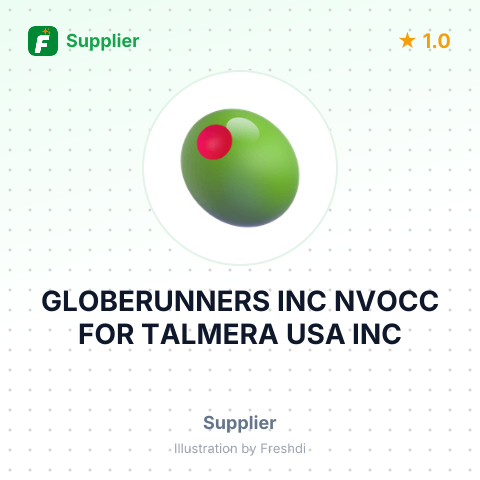 GLOBERUNNERS INC NVOCC FOR TALMERA USA INC – summary card, no photo uploaded yet