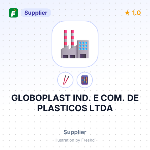 GLOBOPLAST IND. E COM. DE PLASTICOS LTDA – summary card, no photo uploaded yet