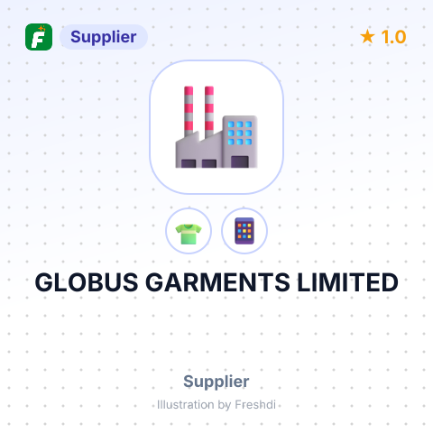 GLOBUS GARMENTS LIMITED – summary card, no photo uploaded yet