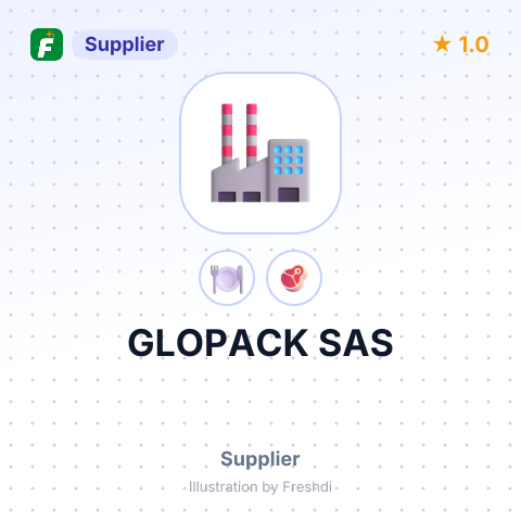 GLOPACK SAS – summary card, no photo uploaded yet