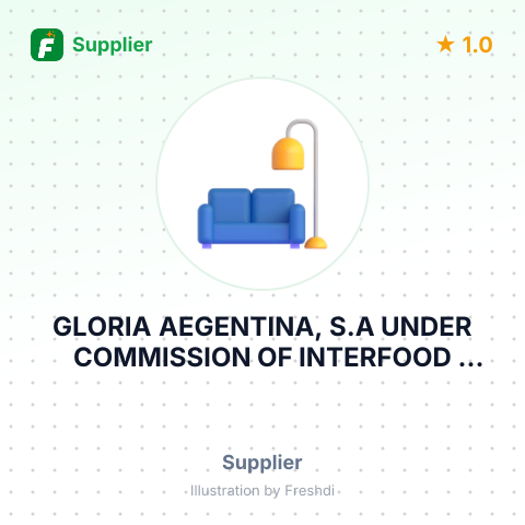 GLORIA AEGENTINA, S.A UNDER COMMISSION OF INTERFOOD AMERICAS S.A – summary card, no photo uploaded yet