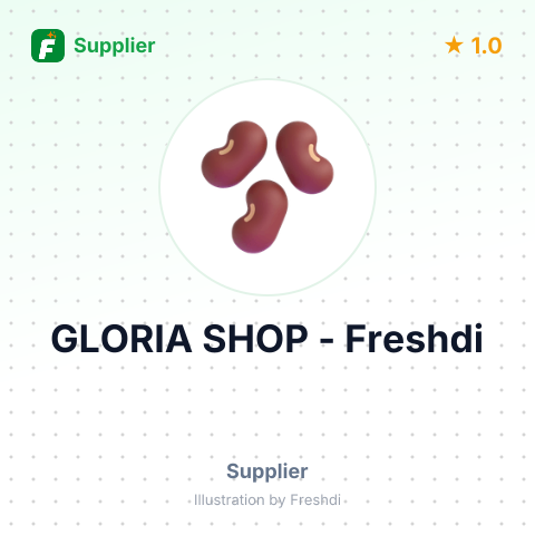 GLORIA SHOP – summary card, no photo uploaded yet