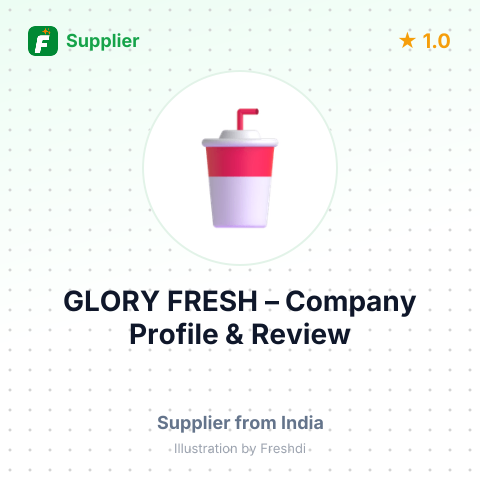 GLORY FRESH – summary card, no photo uploaded yet