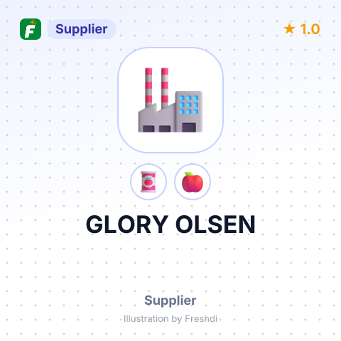 GLORY OLSEN – summary card, no photo uploaded yet