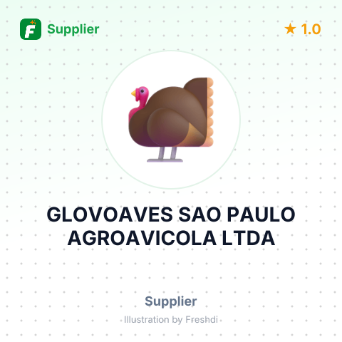 GLOVOAVES SAO PAULO AGROAVICOLA LTDA – summary card, no photo uploaded yet