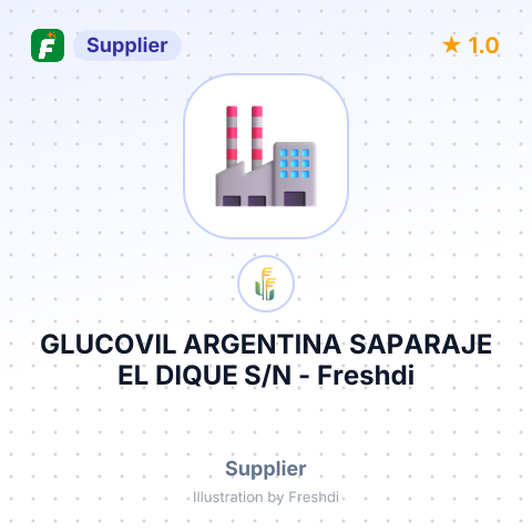 GLUCOVIL ARGENTINA SAPARAJE EL DIQUE S/N – summary card, no photo uploaded yet