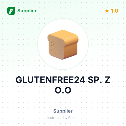 GLUTENFREE24 SP. Z O.O – summary card, no photo uploaded yet