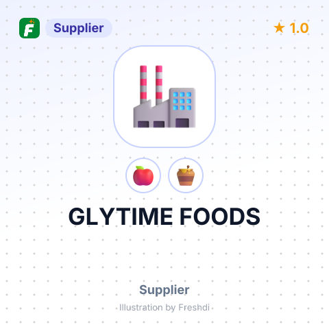 GLYTIME FOODS – summary card, no photo uploaded yet