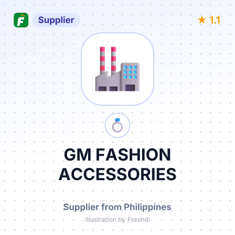 GM FASHION ACCESSORIES – summary card, no photo uploaded yet