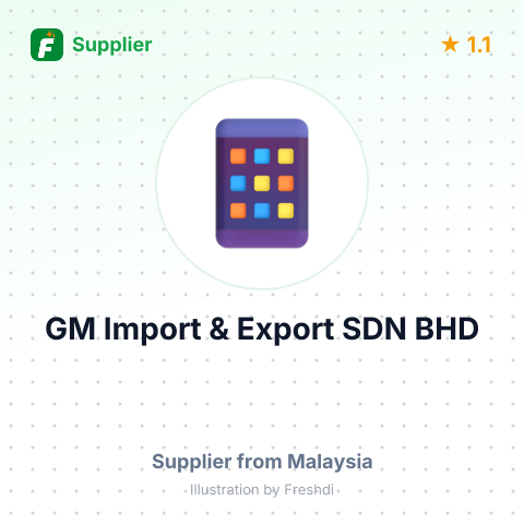 GM Import & Export SDN BHD  – summary card, no photo uploaded yet