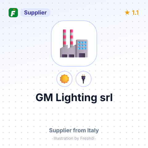 GM Lighting srl – summary card, no photo uploaded yet