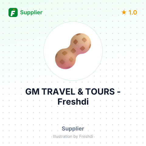 GM TRAVEL & TOURS – summary card, no photo uploaded yet