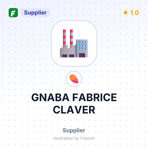 GNABA FABRICE CLAVER – summary card, no photo uploaded yet