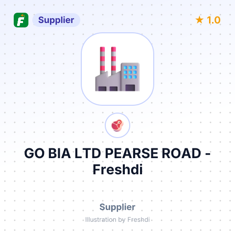 GO BIA LTD PEARSE ROAD – summary card, no photo uploaded yet