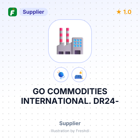 GO COMMODITIES INTERNATIONAL. DR24- – summary card, no photo uploaded yet