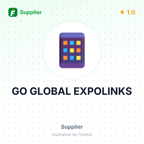 GO GLOBAL EXPOLINKS – summary card, no photo uploaded yet