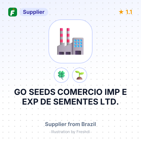 GO SEEDS COMERCIO IMP E EXP DE SEMENTES LTD. – summary card, no photo uploaded yet