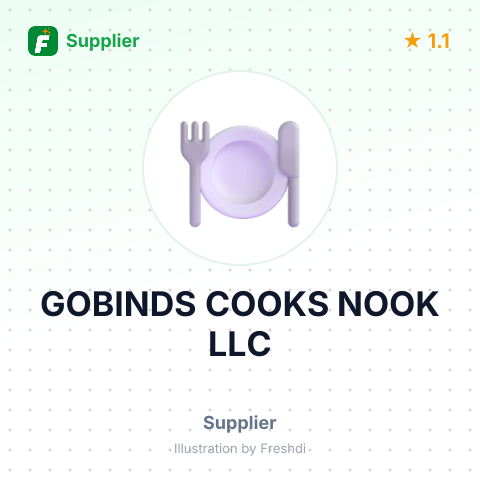 GOBINDS COOKS NOOK LLC – summary card, no photo uploaded yet