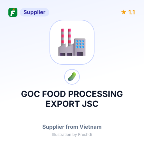 GOC FOOD PROCESSING EXPORT JSC – summary card, no photo uploaded yet