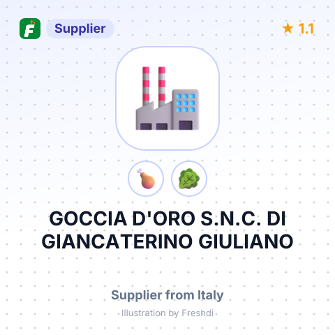 GOCCIA D'ORO S.N.C. DI GIANCATERINO GIULIANO – summary card, no photo uploaded yet