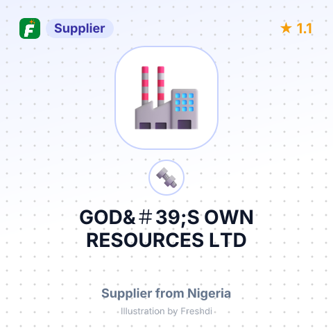 GOD&＃39;S OWN RESOURCES LTD – summary card, no photo uploaded yet