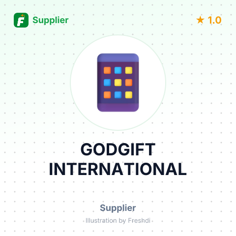 GODGIFT INTERNATIONAL – summary card, no photo uploaded yet
