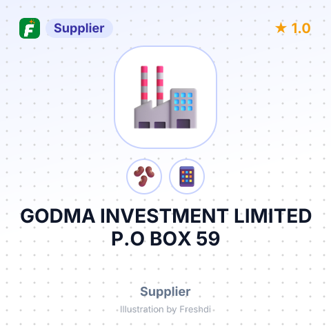 GODMA INVESTMENT LIMITED P.O BOX 59 – summary card, no photo uploaded yet