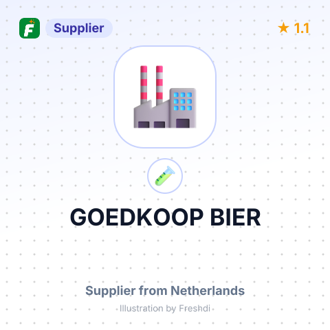 GOEDKOOP BIER – summary card, no photo uploaded yet