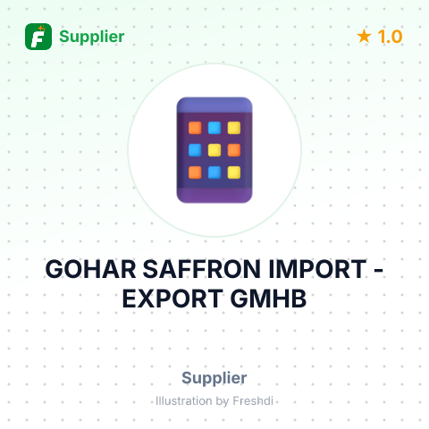 GOHAR SAFFRON IMPORT - EXPORT GMHB – summary card, no photo uploaded yet