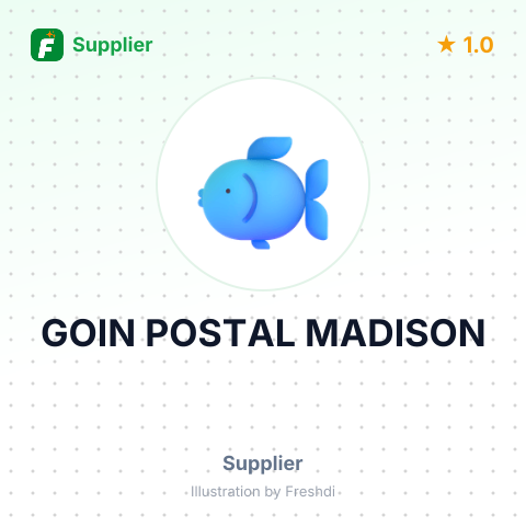 GOIN POSTAL MADISON – summary card, no photo uploaded yet