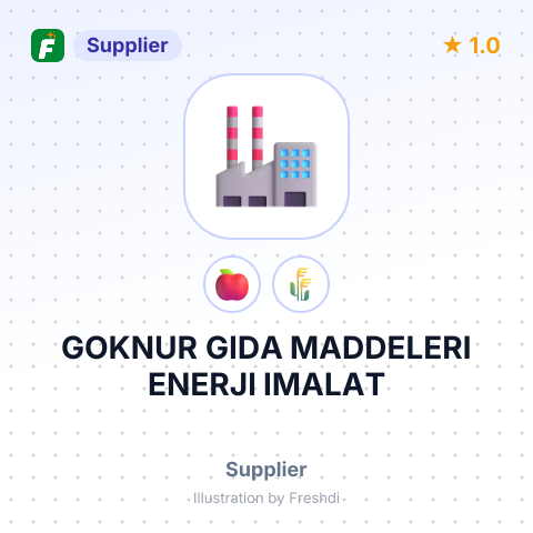 GOKNUR GIDA MADDELERI ENERJI IMALAT – summary card, no photo uploaded yet