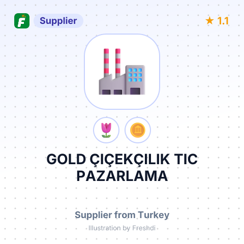 GOLD ÇIÇEKÇILIK TIC PAZARLAMA – summary card, no photo uploaded yet