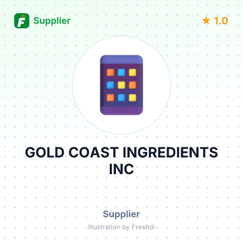 GOLD COAST INGREDIENTS INC – summary card, no photo uploaded yet