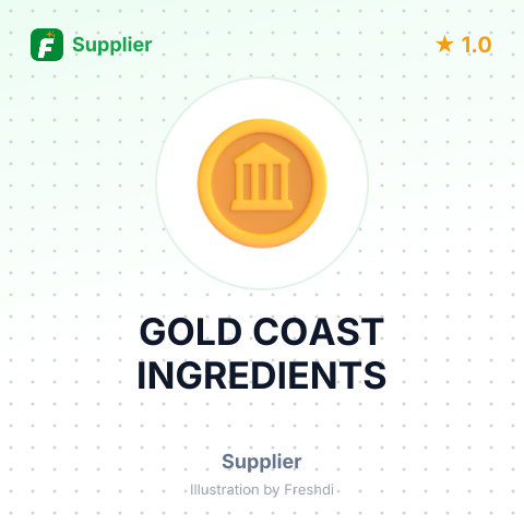GOLD COAST INGREDIENTS – summary card, no photo uploaded yet