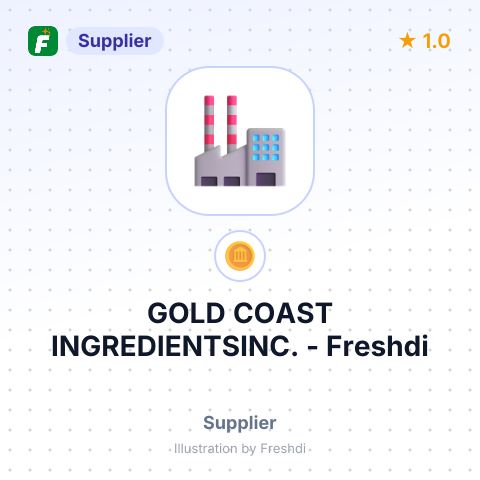 GOLD COAST INGREDIENTSINC. – summary card, no photo uploaded yet