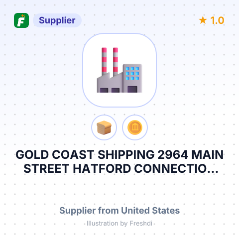 GOLD COAST SHIPPING 2964 MAIN STREET HATFORD CONNECTION UNITED STATES – summary card, no photo uploaded yet