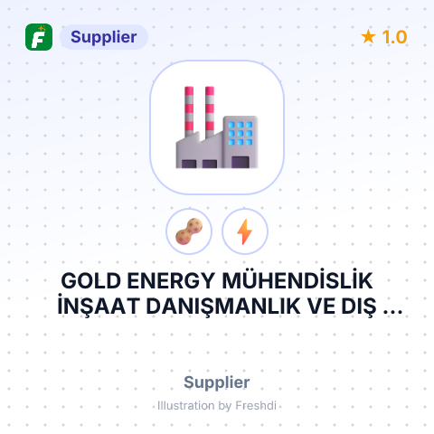 GOLD ENERGY MÜHENDİSLİK İNŞAAT DANIŞMANLIK VE DIŞ TİCARE LİMİTED ŞİRKETİ – summary card, no photo uploaded yet