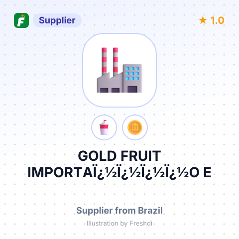 GOLD FRUIT IMPORTAÏ¿½Ï¿½Ï¿½Ï¿½O E – summary card, no photo uploaded yet