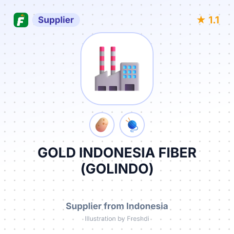 GOLD INDONESIA FIBER (GOLINDO) – summary card, no photo uploaded yet