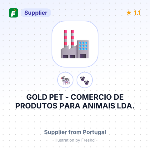 GOLD PET - COMERCIO DE PRODUTOS PARA ANIMAIS LDA. – summary card, no photo uploaded yet
